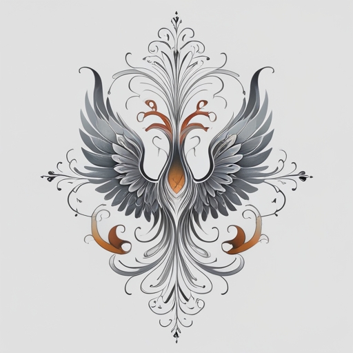 Silver Phoenix’s Shadow Tattoo idea