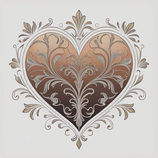 Frosted Heart Tattoo idea