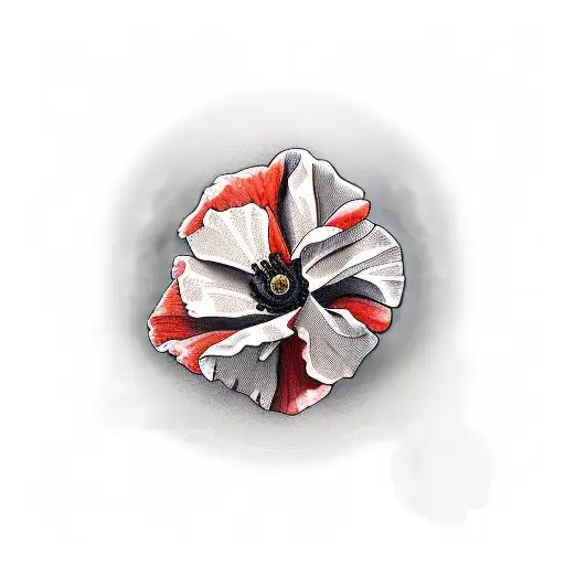 One Poppy And One Rose