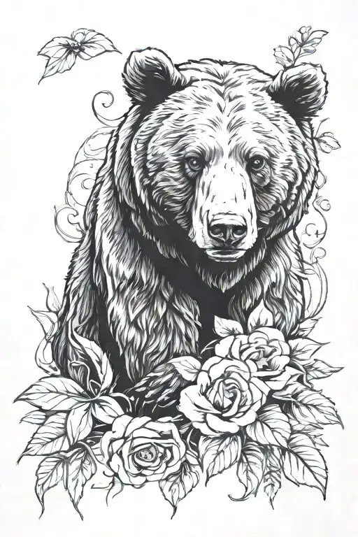 Bear 3 7 22 Flower