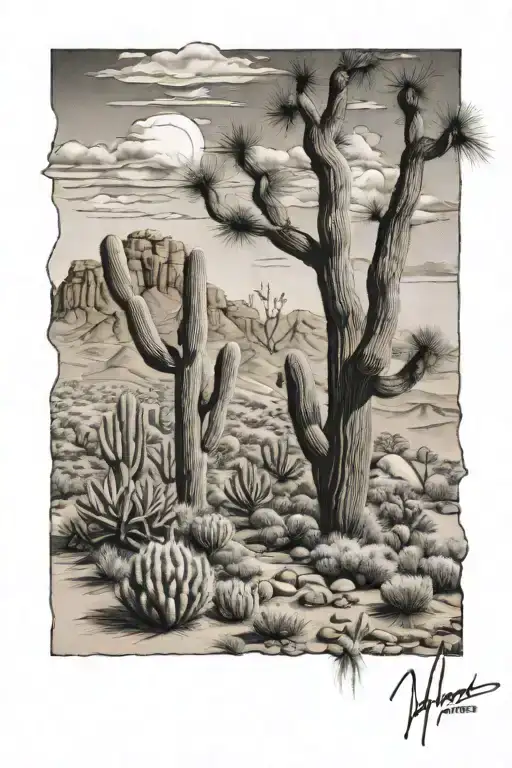 Tucson Arizona Desert Landscape