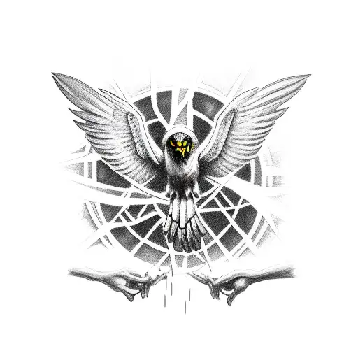 Hawk Eyes In Medieval Battlefield