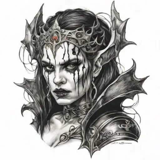 Female Warrior Vampire Woman