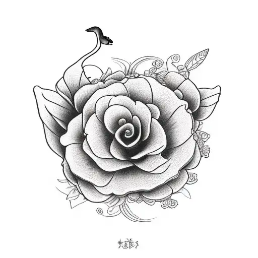 Flower With Dog And Cat