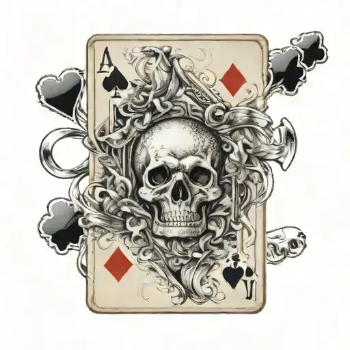 A Realistic Portrait Of A Deck Of Cards With Each Card Featuring A Different Drug