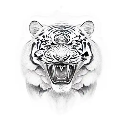 Dragon With A Tiger Face