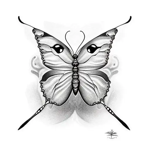 Butterfly Half Dragon Fly