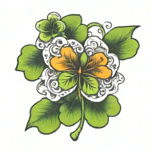 Four Left Clover With Dead One Birthday