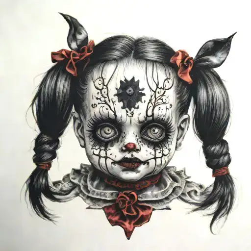 A Creepy Doll Inspired By Horror Movies