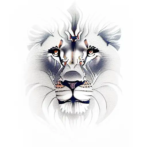 A Majestic Lion Standing Tall In A Dense Forest