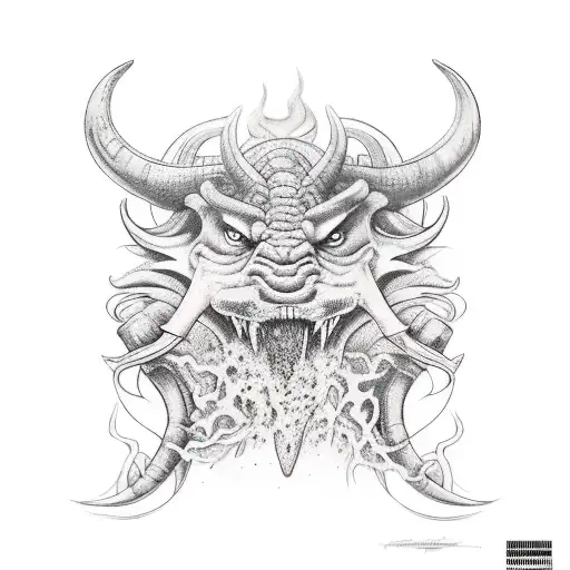 Mudhorn With 80'S Background