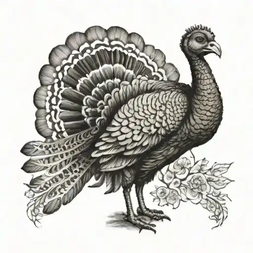 Realistic Male Turkey