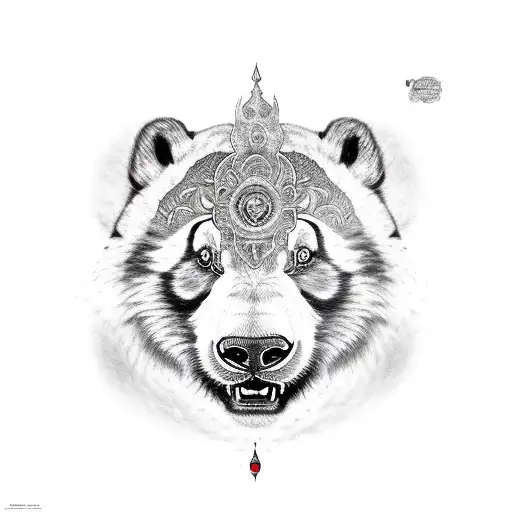 Cara De Lobo Y Panda