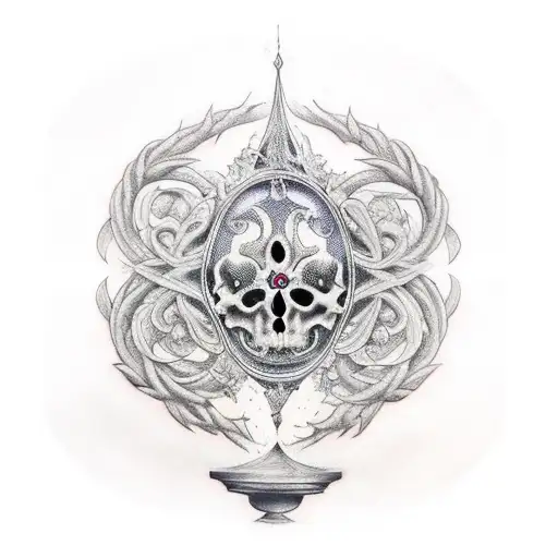 Hourglass Memento Mori