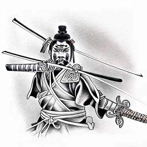 Samurai With Katana
