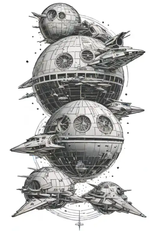 Star Wars Darth Vader Spaceships Death Star