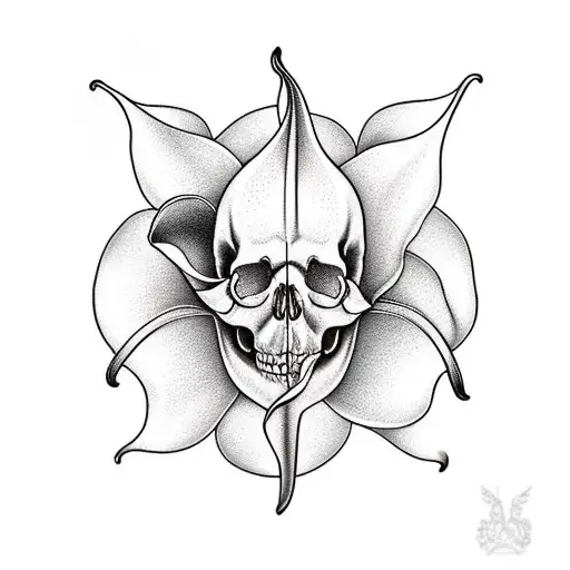 Calla Lily Skull Ireland 1916