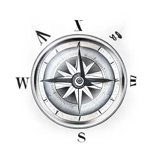 Clock And Compass Combined