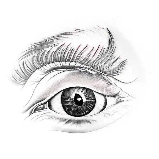 Eye With Palm Tree Pupil