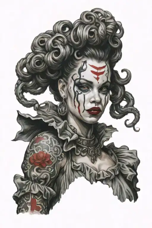 Medusa Clown Girl