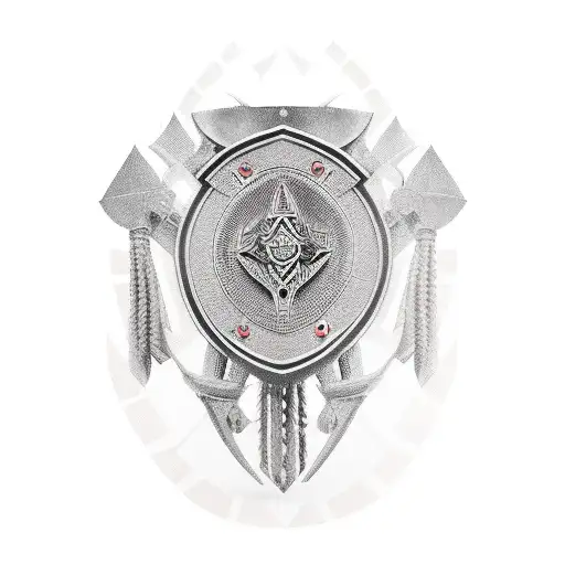 Habesha Warrior With Shield