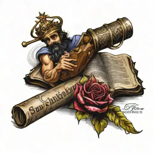 San Lazaro With A Bible Verse And A Date In Roman Numbers