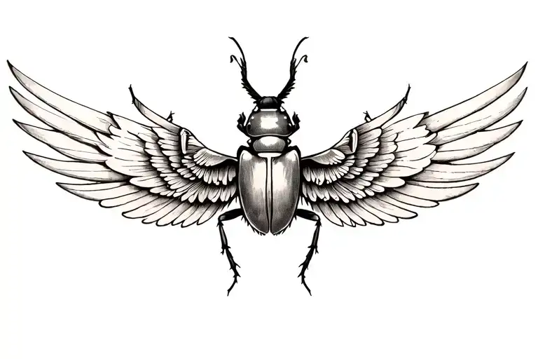 Ancient Egyptian Winged Beetle Armband