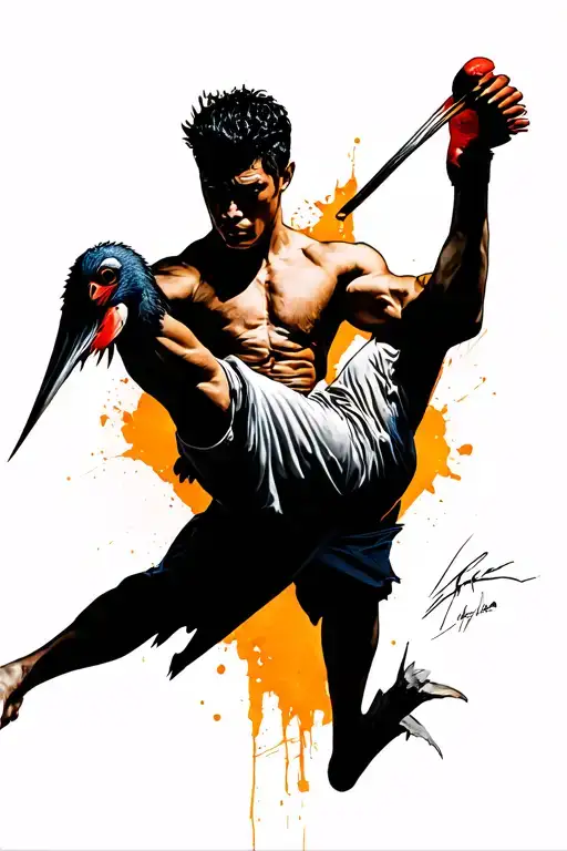 Crane Kick Pose