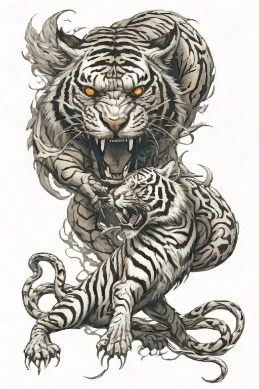 Dragon Vs Tiger Fight