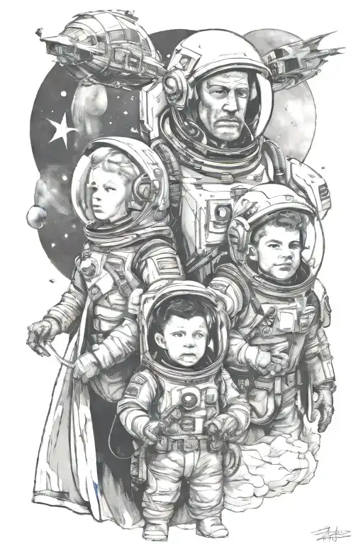 Space Father And Sons