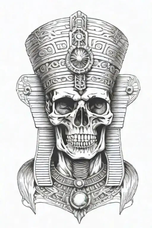 Skull And Pharaoh Crown