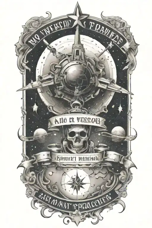 No Weapon Formed Againt Me Shall Prosper Written Out In Space