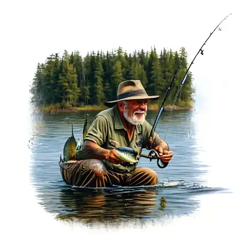 Fishing With M'y Grandfather Teaching