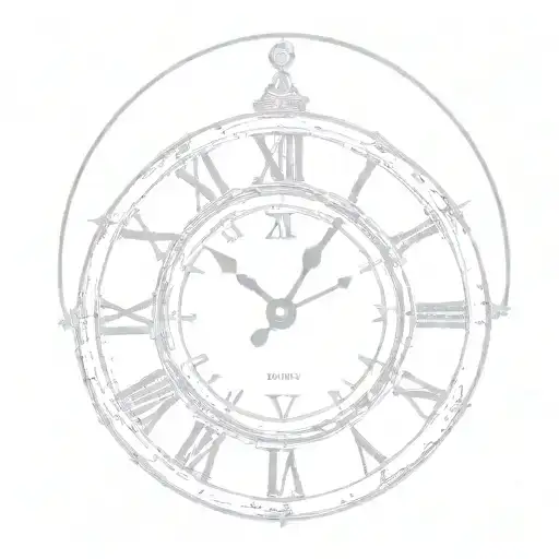 Roman Numeral Clock With Letters Instead Of Numbers