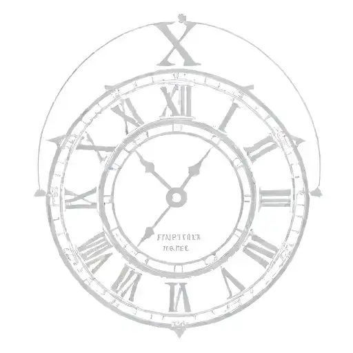 Roman Numeral Clock With Letters Instead Of Numbers