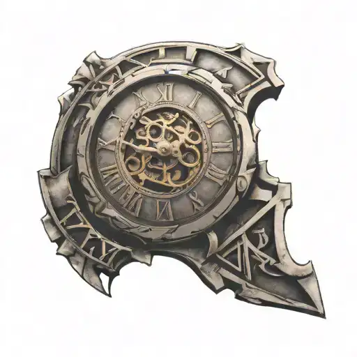 Simple Roman Numeral Clock Face