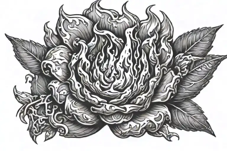 Element Fire On The Whole Hand