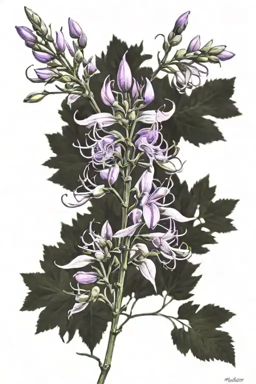 Fireweed Realism With Slight Pink Coloring