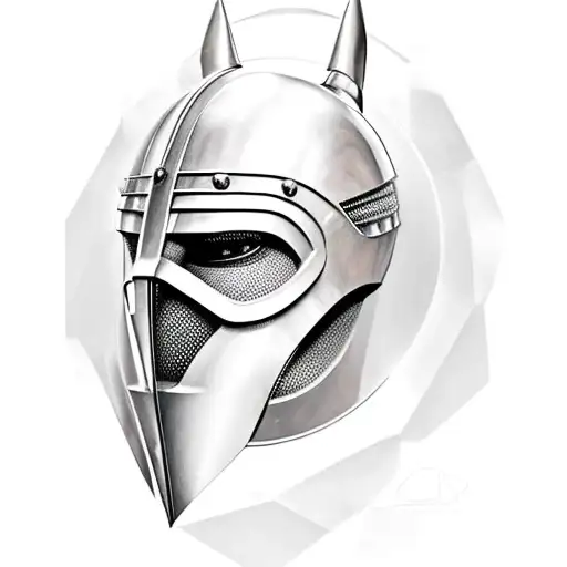 Spartan Helmet Inside Omega Symbol