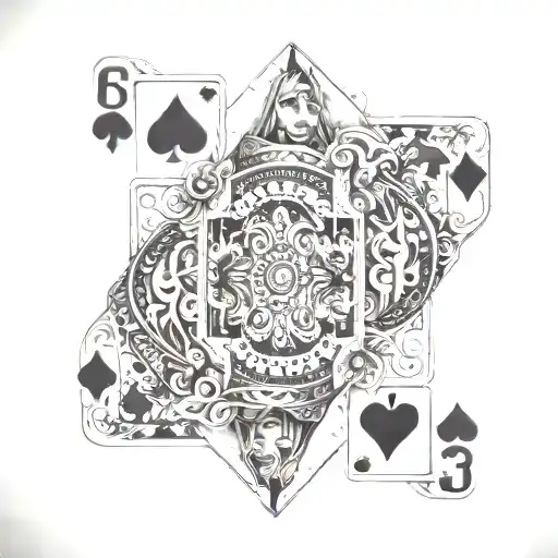 Eight Three Playing Card