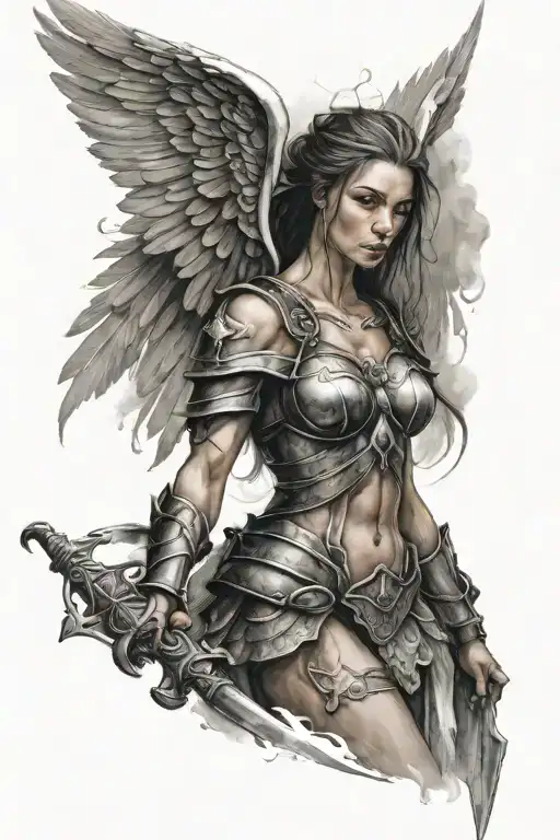 Warrior Female Angel