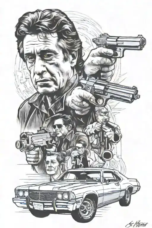 Alpacino And Gun Car Combo