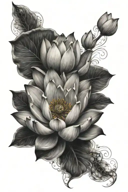 Flowers With Lotus Flower Growing