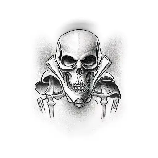 Grim Reaper On Dirtbike