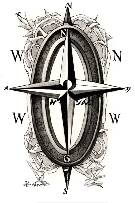 Compass Rose Simple