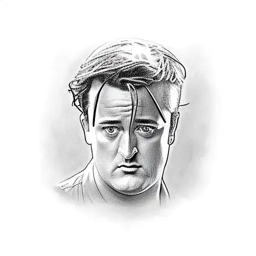 Chandler Bing Portrait