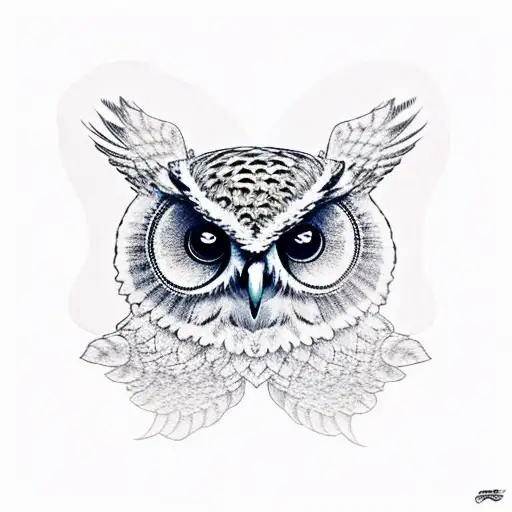 Owl And Skull Sleeve