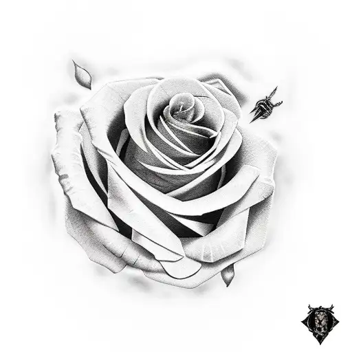 Black Roses With Sword Chest