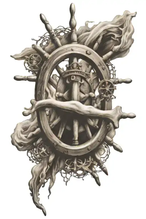 Ships Helm And Nautical