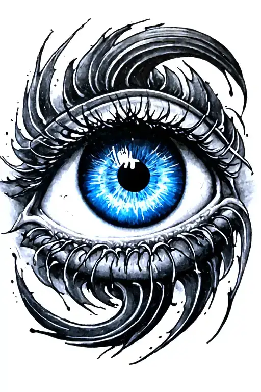 Never Back Down Evil Eye Surrounded